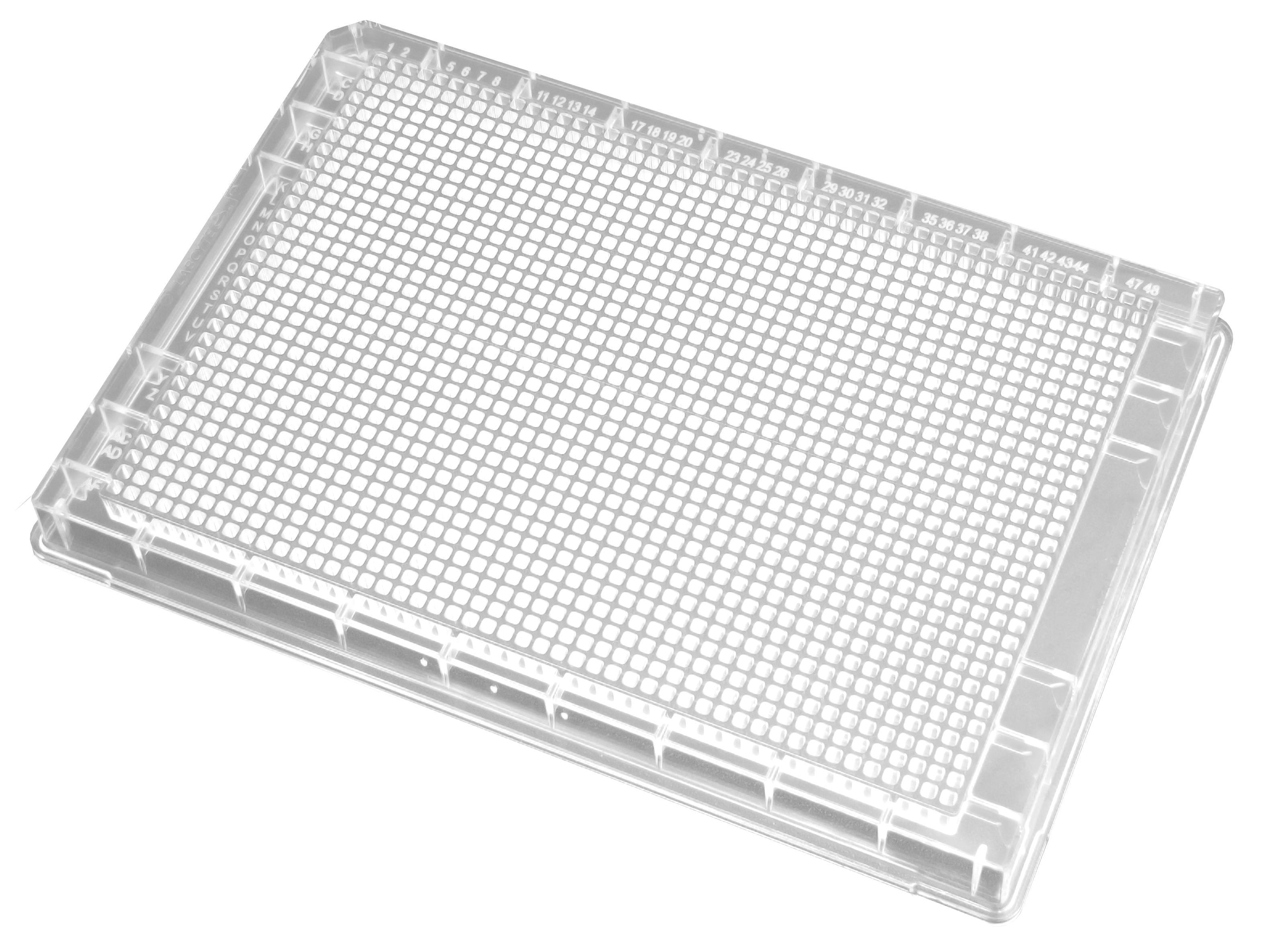 001-8768_Echo(R)  Qualified 1536-well Cyclic Olefin Copolymer (COC) Source Microplate, Low Dead Volume, Clear, Sterile