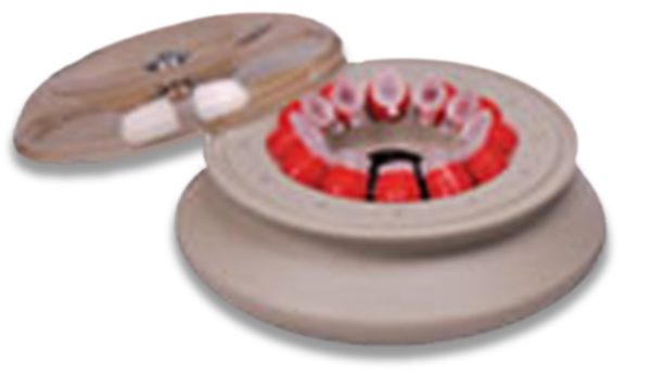 A46476_FX121.5P Fixed-Angle Polypropylene Rotor with Snap-on Lid- 12 x 1.5/2.2 mL, 14,800 rpm, 15,183 x g